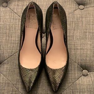 Beautiful pewter/metallic heels